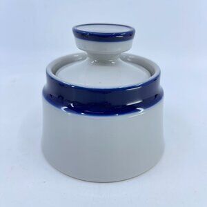 vintage noritake "running free" stoneware lidded sugar made in japan